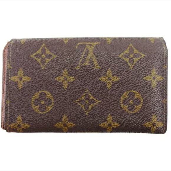 LOUIS VUITTON Bi -fold Wallet Monogram Monogram Canvas Authentic USED T21247 - Picture 2 of 10